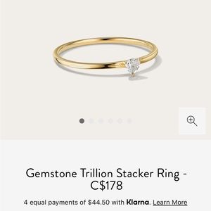 14k gold Mejuri stacker ring